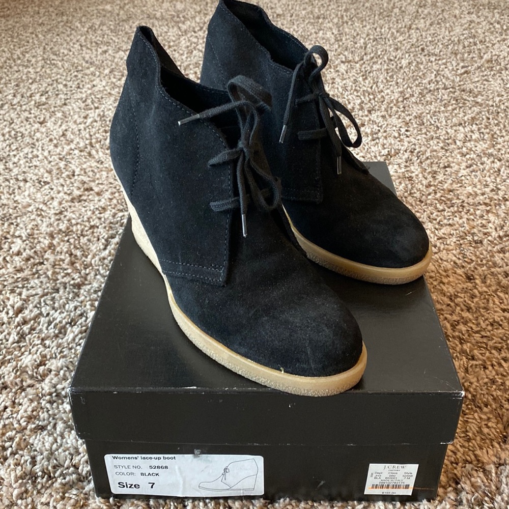 J. Crew MacAlister Wedge Boots